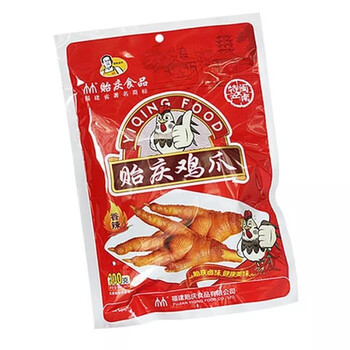 (满38减5)泉州特产名小吃洪濑卤味凤爪鸡爪小吃熟食真空装300g香辣