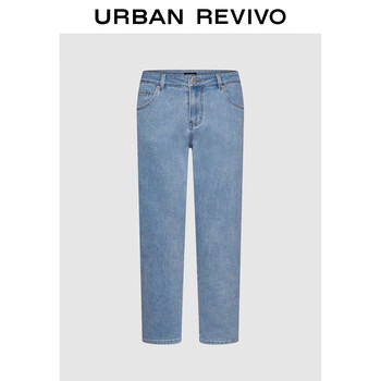 UR 双11爆款5折！丹宁回潮水洗九分牛仔长裤（专区多款任选）