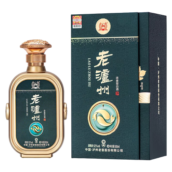 泸州(luzhou)老泸州锦藏 52度浓香型白酒 园林文化礼盒创意 500ml*1