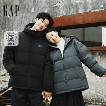 Gap 盖璞 男装羽绒服 黑色 L (175/96A)
