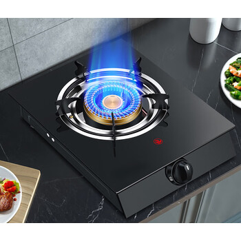 派力德煤气灶单灶家用液化气灶燃气灶台式老式节能熄火保护炉单个眼炉