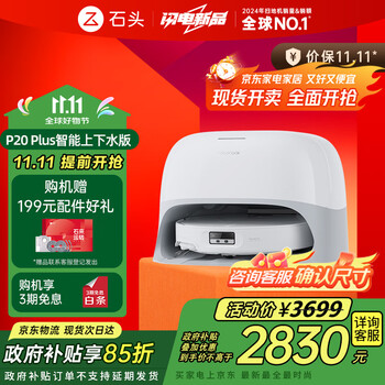 Roborock 石头 P20 Plus 扫拖一体机 上下水版