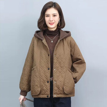 冬季女装夹棉时尚休闲韩版工装宽松小个子女士棉衣女小棉袄女冬天袄子