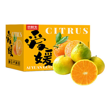 京鲜生 云南爱媛果冻橙 6斤装 单果150g起 生鲜水果礼盒