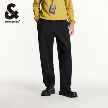 杰克·琼斯(JACK&JONES)男士运动休闲裤卫裤合集 22441D025黑色 S 170