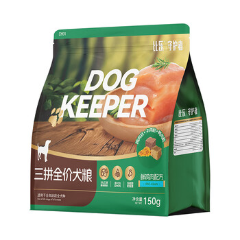 比乐狗粮 鲜鸡肉冻干三拼犬粮小型犬中大型犬成犬幼犬宠物通用粮 【鲜鸡肉 冻干三拼试用装】150g