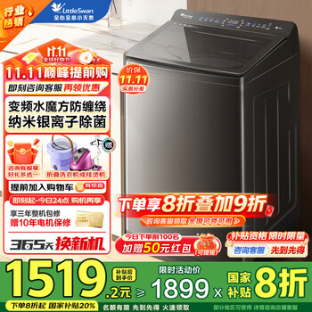 小天鹅 小乌梅轻奢版 TB10VE20D 变频波轮洗衣机 10kg 深色系