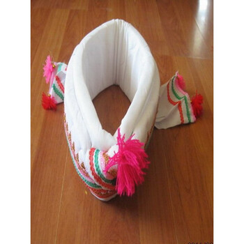 少数民族男士头饰/舞蹈演出道具/服饰配件工艺帽/大理白族男帽子 白色