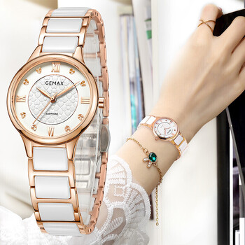 [京东好货]格玛仕(gemax)手表女士休闲时尚商务腕表学生防水石英表女
