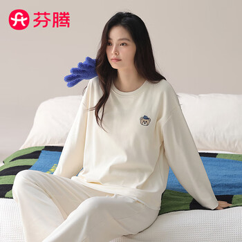 FENTENG 芬腾 100%纯棉 休闲松弛 家居服 套装