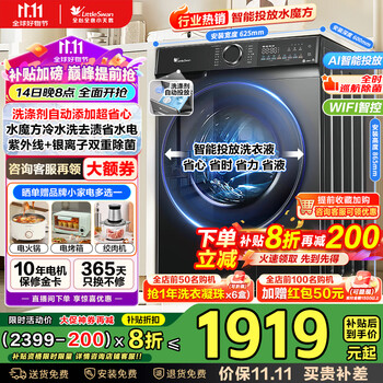 小天鹅 水魔方系列 TG100V868PLUS 滚筒洗衣机 10KG