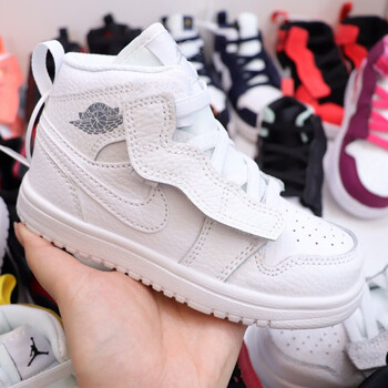 nike/耐克 官网儿童鞋aj魔术贴鞋篮球鞋男童女童高帮板鞋运动鞋学生