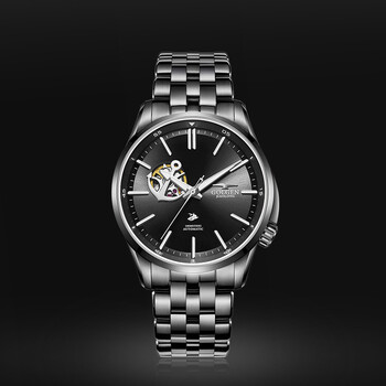 古尊golgen 新品蛟龙系列男士休闲商务两用100米防水自动机械镂空设计