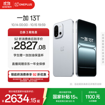 一加 OnePlus 13T 5G手机 12GB+256GB  骁龙8至尊版