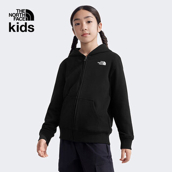 PLUS会员：THE NORTH FACE 男女童户外加厚卫衣外套 多色可选（最大160）