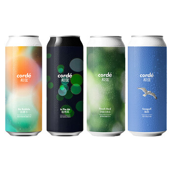 和弦精酿啤酒海鸥干爽皮尔森 小精灵果泥酸艾尔 和弦4口味组合 500mL 4罐