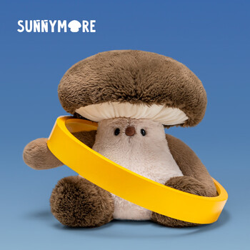 SUNNYMORE原创蘑菇毛绒玩偶高端可爱告白礼物安抚治愈陪伴玩具新年礼品蘑卡 蘑卡L毛绒玩偶