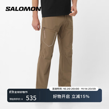 salomon 萨洛蒙 WAYFARER PANTS 城市轻户外防泼水徒步休闲长裤 C22166