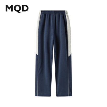 MQD 马骑顿 儿童加绒加厚针织冬裤