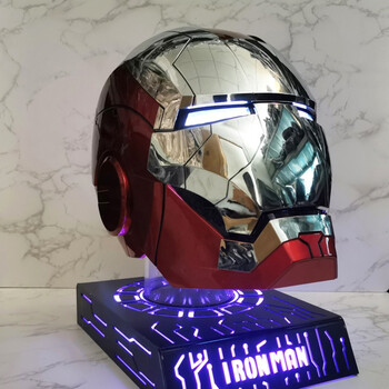 2022新款贾维斯钢铁侠头盔声控autoking钢铁侠头盔mk5中英文语音声控