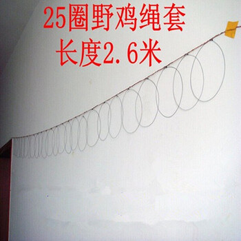 假媒模型,电煤套线套门套地套半脚吊脚 野鸡绳套25圈(5个)