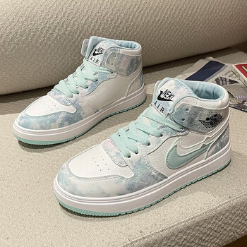 【官方甄选】aj女鞋高帮2022新款秋季空军一号百搭ins潮休闲运动女款