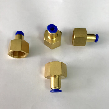 快接接头 压力表快插接头 螺纹m20*1.5 接外径6mm气管 m20x1.