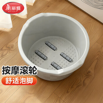 美丽雅 泡脚桶按摩滚轮 颜色随机