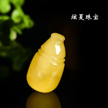 炫夏天然原矿蜜蜡隔片垫片琥珀蜜蜡佛头文玩手串配饰菩提DIY配件 小号三通对孔直径约10毫米