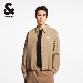 杰克·琼斯（JACK&JONES）春秋外套男士休闲夹克合集 225121015E13黄卡其 M 175