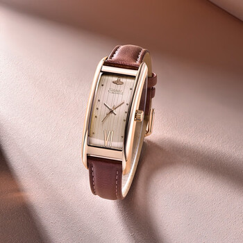 薇薇安·威斯特伍德（Vivienne Westwood）大表盘进口手表女大气女士轻奢小众女表小方表盘 生日礼物送女友 【薇薇安品牌】红色方形女表