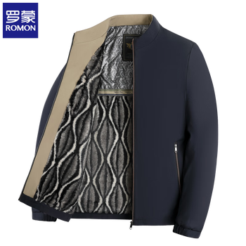 ROMON 罗蒙 行政夹克加绒加棉外套