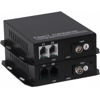 常臻电话光端机1路2路4路8路电话光纤收发器带网络1对价格 2路电话 纯