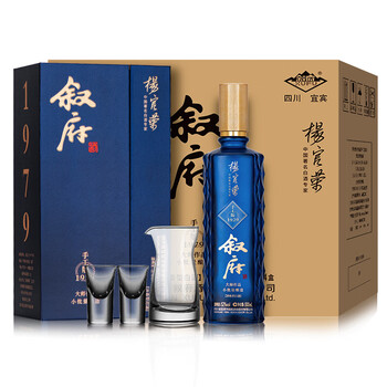 叙府大师作品酒·手工版1979 著名白酒专家勾调 小批量酿造浓香型白酒 52度 500mL 4瓶 原箱发货