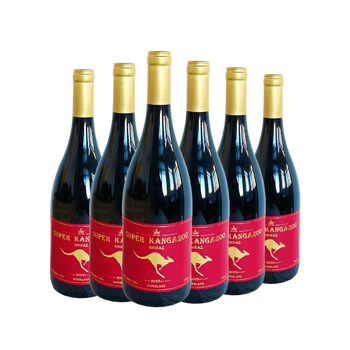 超级袋鼠（AUSCESS）澳洲原瓶原装进口超级袋鼠干红 西拉子（2023年份） 750mL 6瓶