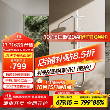 米家 MIJIA MJKWLYHS02DB 控温淋浴花洒 N1 白色