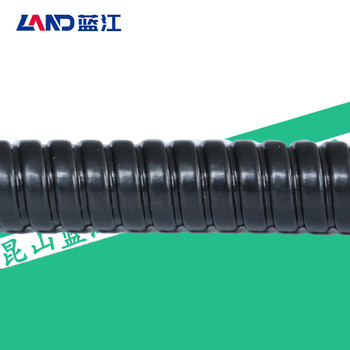 蓝江 304不锈钢包塑金属软管单扣双扣护线管工业级护套软管 双扣包塑管 JS-15B(100米)