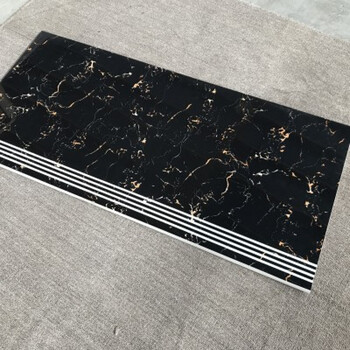 楼梯踏步地砖 台阶瓷砖 楼梯砖 阶梯板加工 瓷砖 zm 黑金花 其它