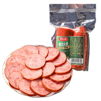 雨润精切火腿500g 即食火腿碎头凉菜拼盘 开袋即食 精切火腿500g*1袋