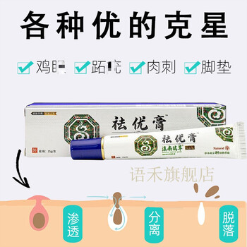 官方旗舰滇南瑞草膏尖锐丝状扁平尤克优膏祛膏疣瘊净膏疣灵6盒二周期