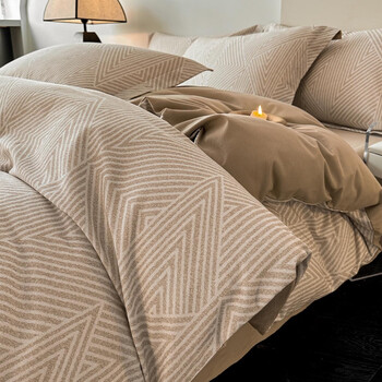 AIDLI A类母婴级100%全棉磨毛加厚保暖四件套 200*230cm