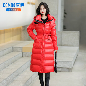 康博 COMBO 200-249g高绒量！女士长款极寒羽绒服 反季清仓