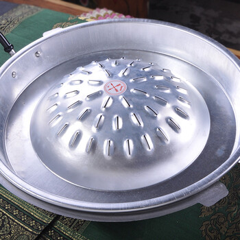 2018新品送礼泰国烤涮一体锅 二用火锅家用泰式餐厅餐具明炉碳火锅中