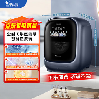 小天鹅（LittleSwan）内衣洗衣机全自动 带烘干洗烘一体 懒人洗衣机 小型迷你 超微净泡【极地舱PLUS】TND10QDIWUE