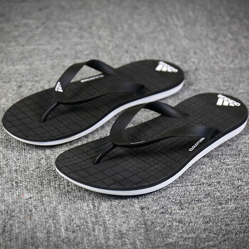 adidas阿迪达斯男鞋拖鞋 2018夏季新款人字拖运动休闲沙滩防滑凉拖鞋