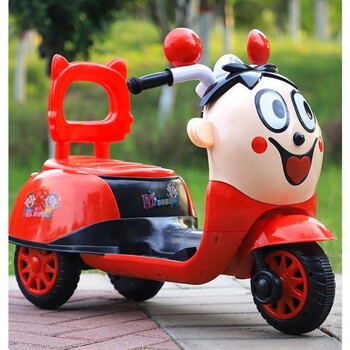 小孩子好宝宝玩的宝宝儿童电动摩托三轮车男女孩电瓶车小孩可坐人充电