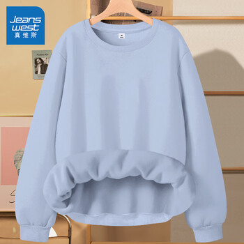 JEANSWEST 真维斯 女士加绒加厚保暖卫衣
