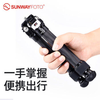 晟崴（SUNWAYFOTO） 晟崴MT-162CII桌面三脚架微单反相机迷你碳纤维手机三脚架支架倒置球型云台套装 MT-162CII不带云台