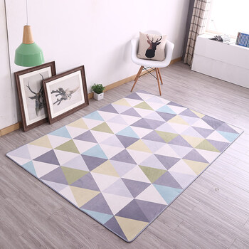 品牌家纺网红主播摄影自拍背景地毯卧室儿童毯客厅茶几床边毯家装居家