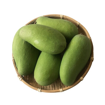 云南生吃芒果酸芒果3斤包邮新鲜水果象牙芒生青芒果酸脆芒果 5斤装